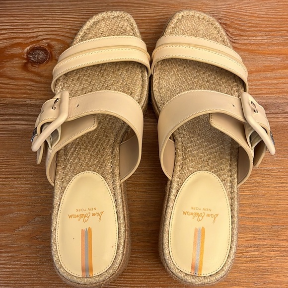 SAM EDELMAN Carson Espadrille Wedge Sandal- Color: Bleached Wheat- Size 10.5 - Picture 3 of 12